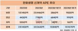 보장성보험 강자 한화생명, 신계약 APE 133% 늘었다