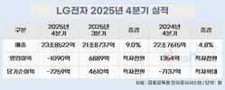 LG전자, 매출은 최대실적, 영업이익은 경쟁심화에 27.5% 감소