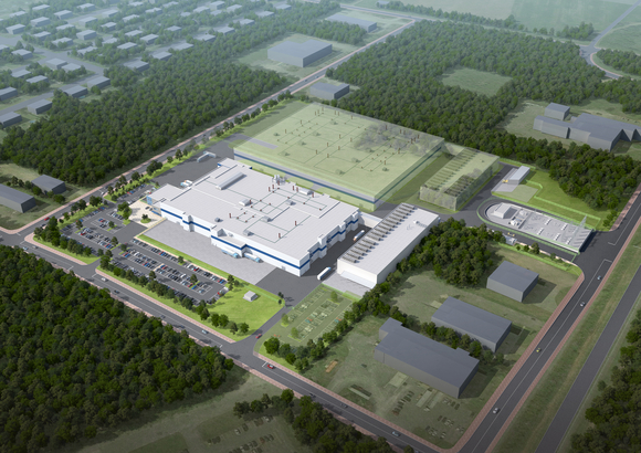 ▲솔루스첨단소재 캐나다 전지박 공장 조감도 / 사진=솔루스첨단소재 솔루스첨단소재, 캐나다 전지박 공장 ‘공급망안정화기금’ 1.4억 달러 확보