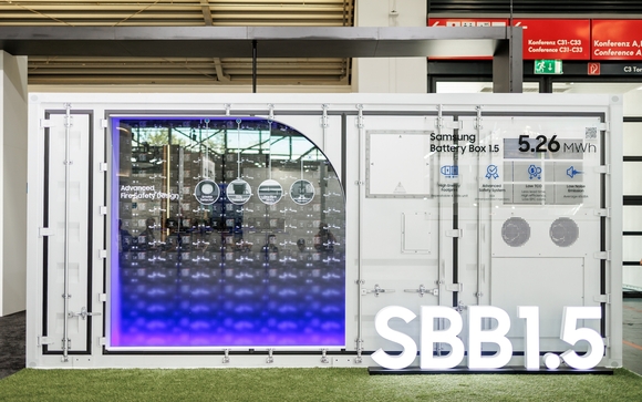 ▲삼성SDI의 대한민국 기술대상 수상 제품 'SBB(Samsung Battery Box)' / 사진=삼성SDI 삼성SDI, ESS 안전성 기술로 대한민국 기술대상
