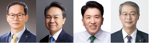 사진 왼쪽부터 양종희 KB금융 회장, 진옥동 신한금융 회장, 함영주 하나금융 회장, 임종룡 우리금융 회장 금융권 2026년 화두는 ‘디지털 자산’과 AI