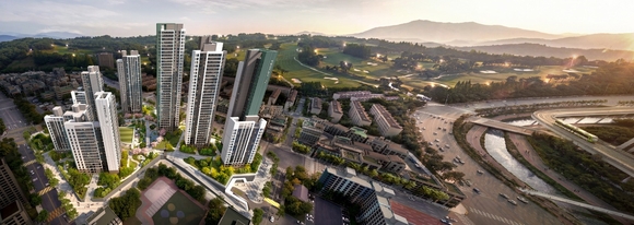 ▲기흥1구역 재건축, ‘기흥역 푸르지오 마스터피스’ 조감도 / 사진=대우건설 대우건설, 용인 기흥1구역·마포 성산 모아타운 3구역 시공사 선정