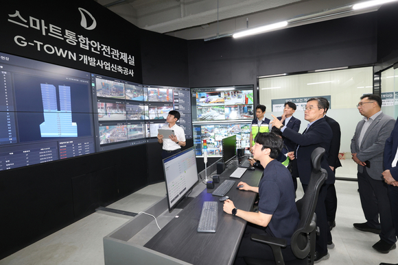 대우건설, 과천 G-TOWN 현장서 AI 기반 안전관리 체계 점검